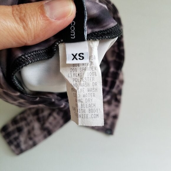 Onzie Leggings XS One With Body Reptile Print Made in USA - Picture 7 of 9